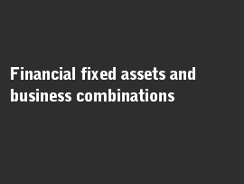 Online quiz Financial fixed assets and business combinations