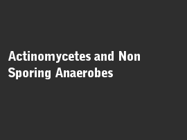 Online quiz Actinomycetes and Non Sporing Anaerobes