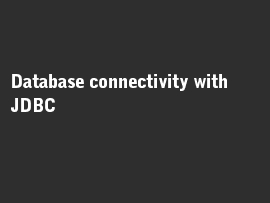 Online quiz Database connectivity with JDBC