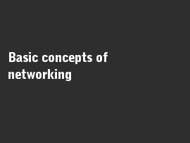 Online quiz Basic concepts of networking