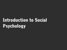 Online quiz Введение в социальной психологии