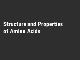 Online quiz Structure and Properties of Amino Acids