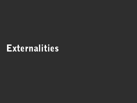 Externalities